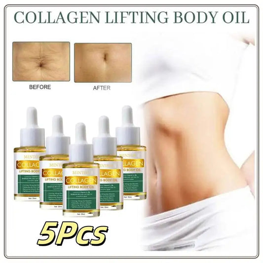 Collagen Lifting Body Oil Tightening Chest Buttock Thigh Upper Arm Nourishing Hydrating Massage Essential Oil Skin Care