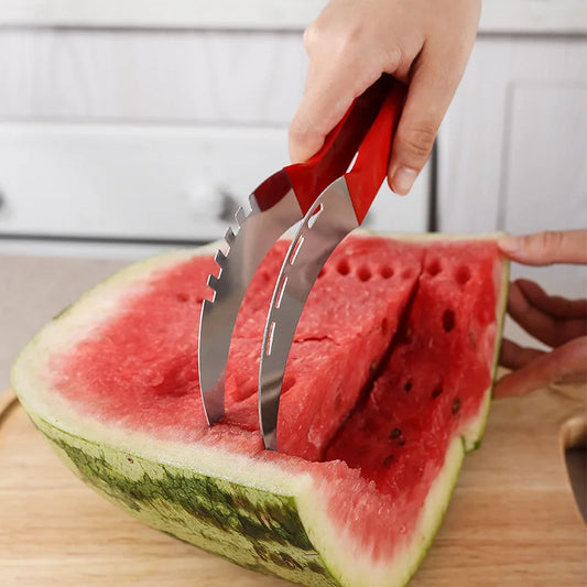 Watermelon Cutter Stainless Steel Fruit Slicer Kitchen Accessories Gadgets Salad Digger Knife Innovative Utensils