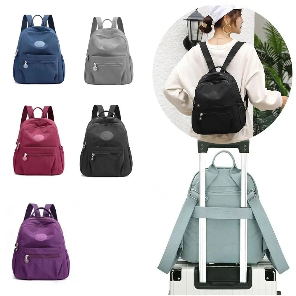 Casual Large Capacity Shoulder Bag Student Waterproof Lightweight Mini Rucksack Wear-resistant Small Backpack Travel