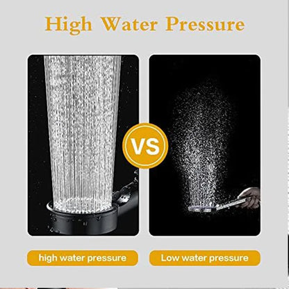 For smart bathroom accessories Black shower heads high pressure Shower Head Handheld Water Saving Shower Head Rust-proof Tool