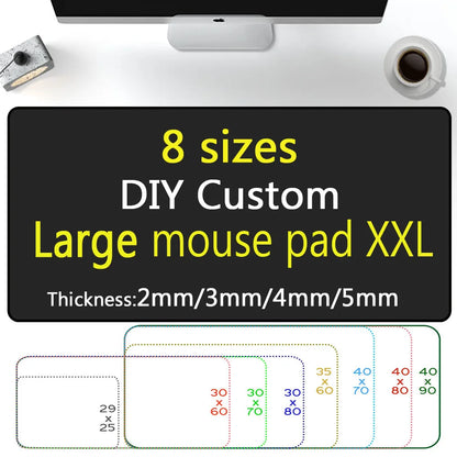 Large Mouse Pad XXL DIY Custom Mouse Pads Kawaii Mousepad Desk Laptop Pad Big Mat 900X400 Gaming Accessories for computer mouse