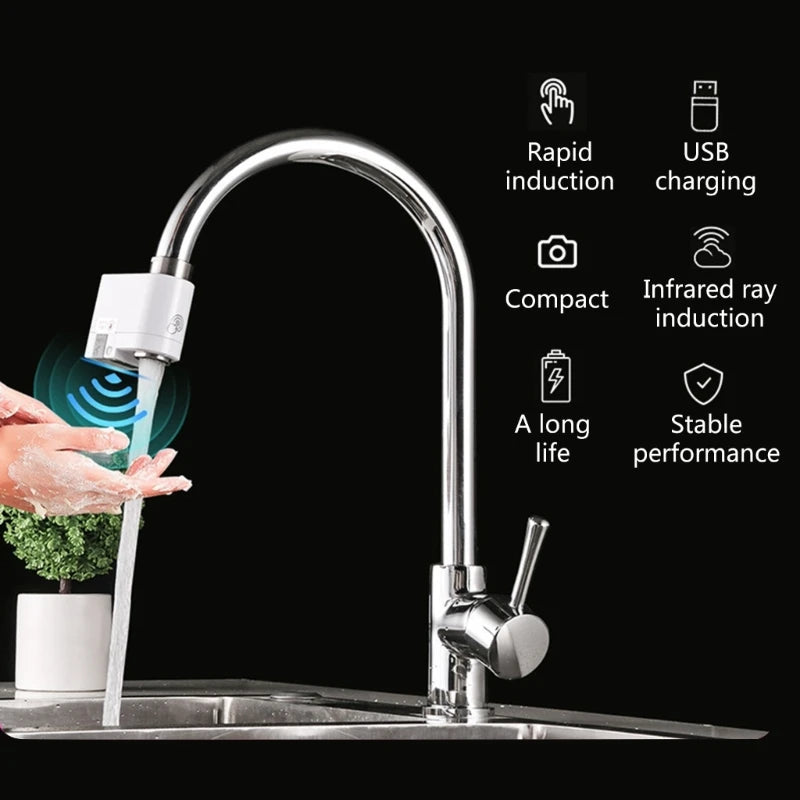 Automatic Induction Water Saver For Kitchen Bathroom Nozzle Tap Faucet for Smart Sensor Device Adjustable Dropshipping