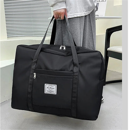 Large Capacity Folding Travel Bags Waterproof Luggage Tote Handbag Travel Gym Yoga Storage Shoulder Bag For Women Men