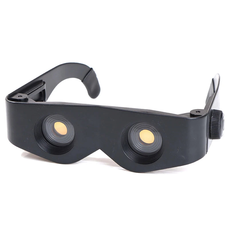 1PC Black Portable Glasses Style Telescope Magnifier Binoculars For Fishing Hiking Concert Main Body15*4.5*3.5cm