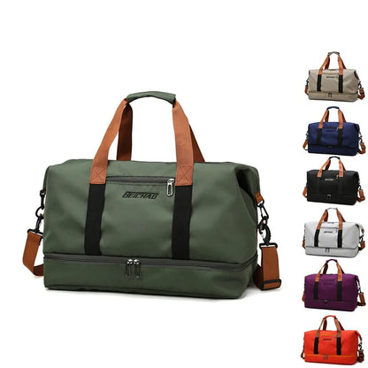 Travel Gym Bag Short-distance Luggage Portable Fitness Bags Shoulder Crossbody Chest Bag Handbags Duffle Carry on Weekender Bag