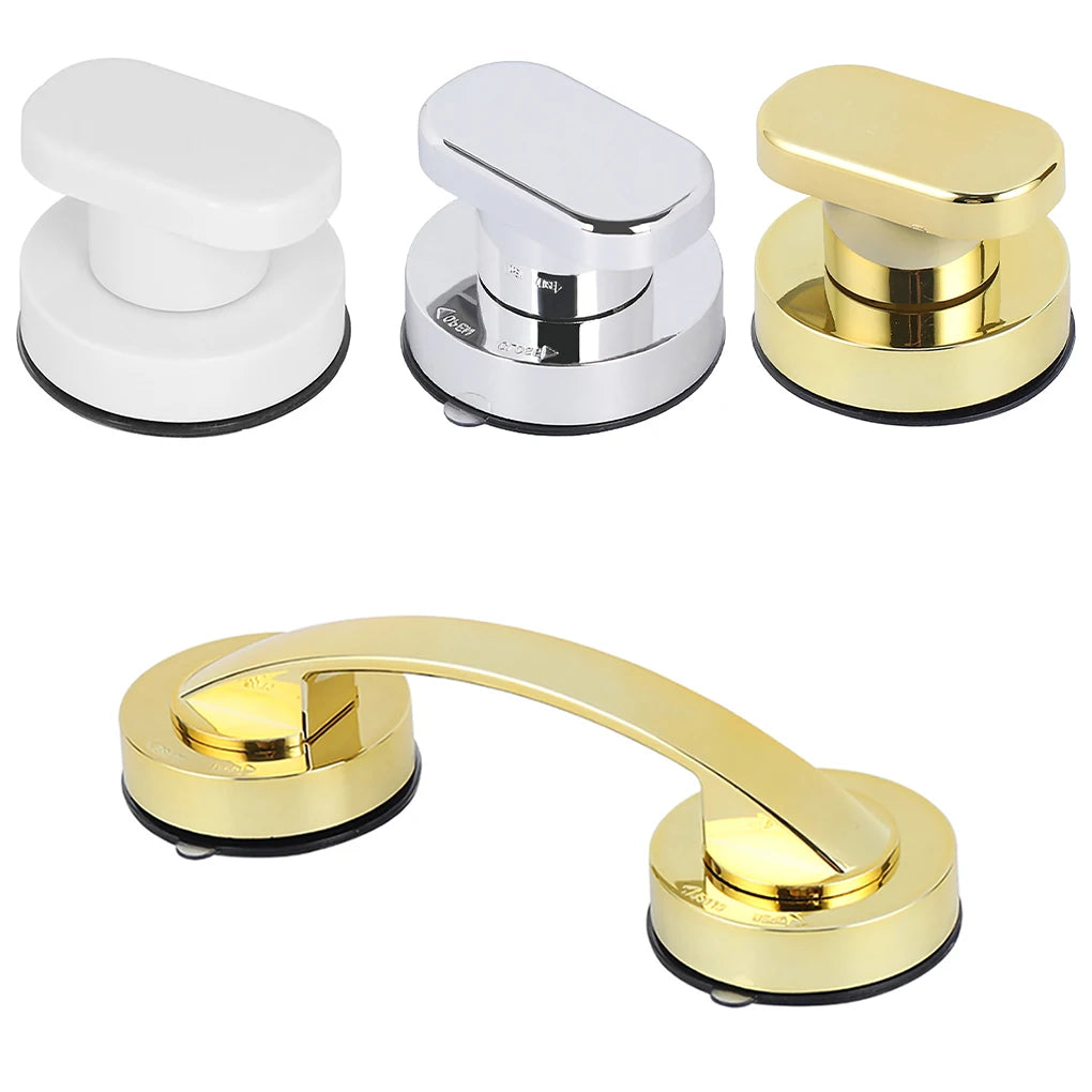 Sucker Handle Door Fridge Drawer Bathroom Suction Cup Wall Mounted Handrail Grip Tub Shower Handles Bathroom Kitchen Accessories