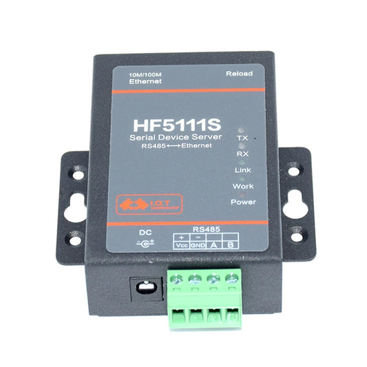 Serial Port Server RS485 To Ethernet Converter IOT Device HF5111S Support Modbus MQTT