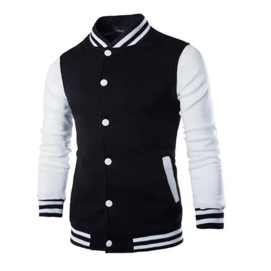 Mens Jackets High Quality Black Blue Trend Cardigan Sweatshirts Sports Casual Baseball Uniform Hot Tracksuit Coat y2k Clothing