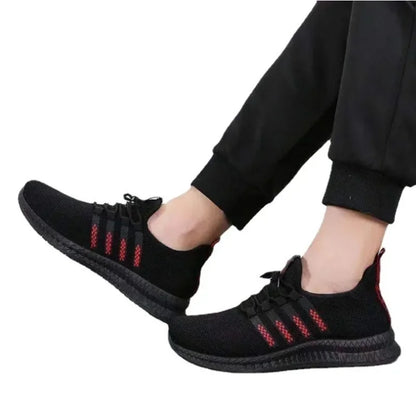 2024 Summer Flying Weaving Men's Casual Shoes Low cut Trendy Sports Shoes Men's Running Shoes Korean Edition Trendy Shoes