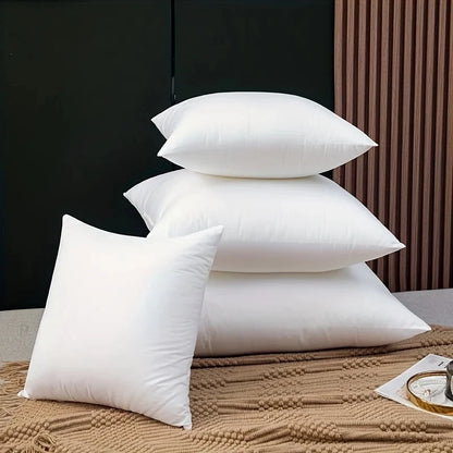 100%cotton Standard White Bounce Back Pillow Cushion Core Sofa Car Seat Home Interior Decor Pillows30x30/40x40/45x45/60x80cm