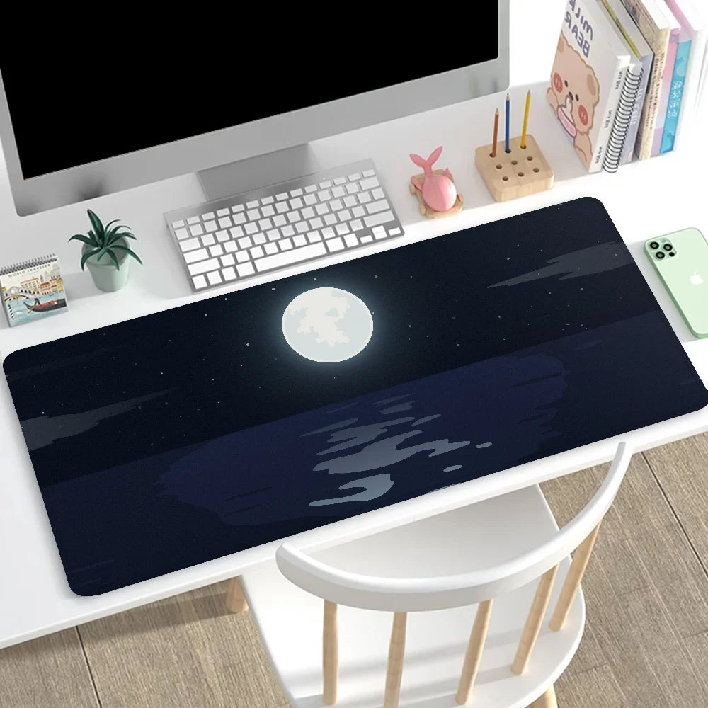 Moonlight Diy Gaming Computer Mat Xxl Mouse Pad 900x400 Desktops Pc Gamer Desk Accessories Office Mousepad Mats Keyboard Setup