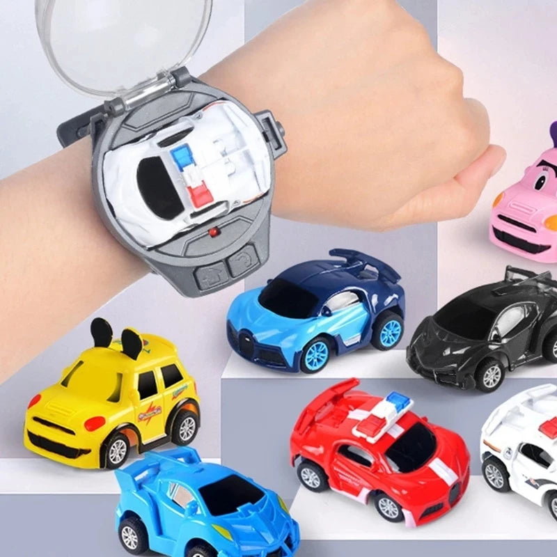 Mini Watch Control Car Cute RC Car Accompany with Your Kids Gift for Boys Kids on Birthday ChristmasWatch RC Car Toy