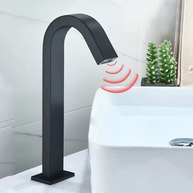 Smart Sensor Bathroom Faucet Bathroom Sink Faucet For Washing Washbasin Faucet Water Tap Washbasin Mixer  Waterfall Basin Faucet