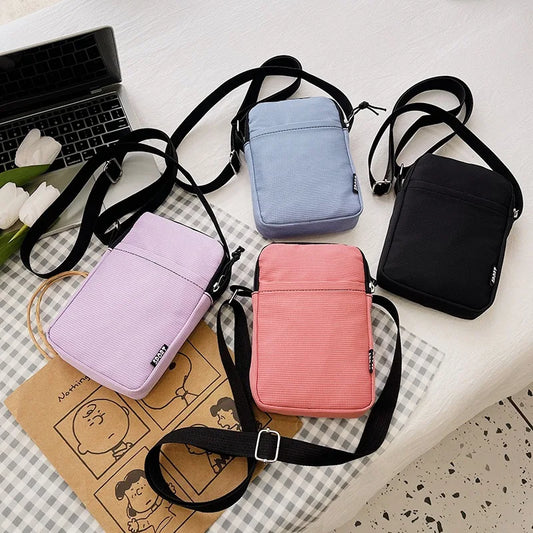 New Fashion Mobile Phone Bag Women's Messenger Bag All-match Mini Small Crossbody Bag Hanging Neck Coin Purse Vertical Handbag