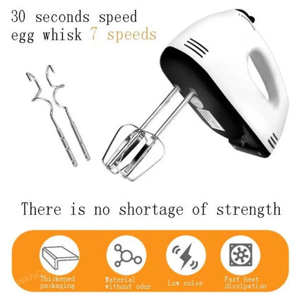 7 Speed Control Hand Mini Mixer Food Blender Multifunctional Food Processor Kitchen Mini Electric Manual Cooking Tools