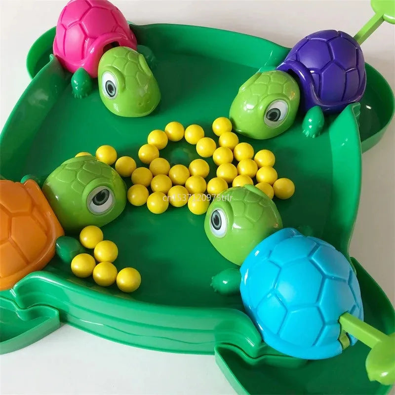 Children's Toys Desktop Competitive Games Hungry Turtle Eat Beans Party Multiplayer Competitive Race Toy Play with Friends