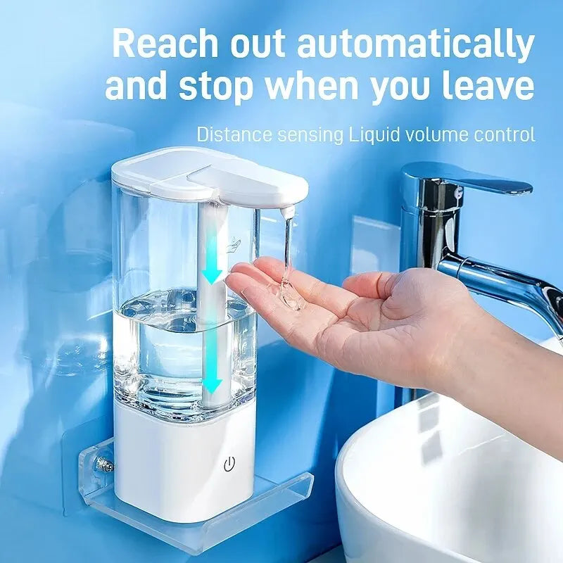 Automatic Sensor Hand Sanitizer Machine Dish Soap Machine Body Wash Shampoo Smart Distance Sensing Kitchen Home Dispenser Toilet