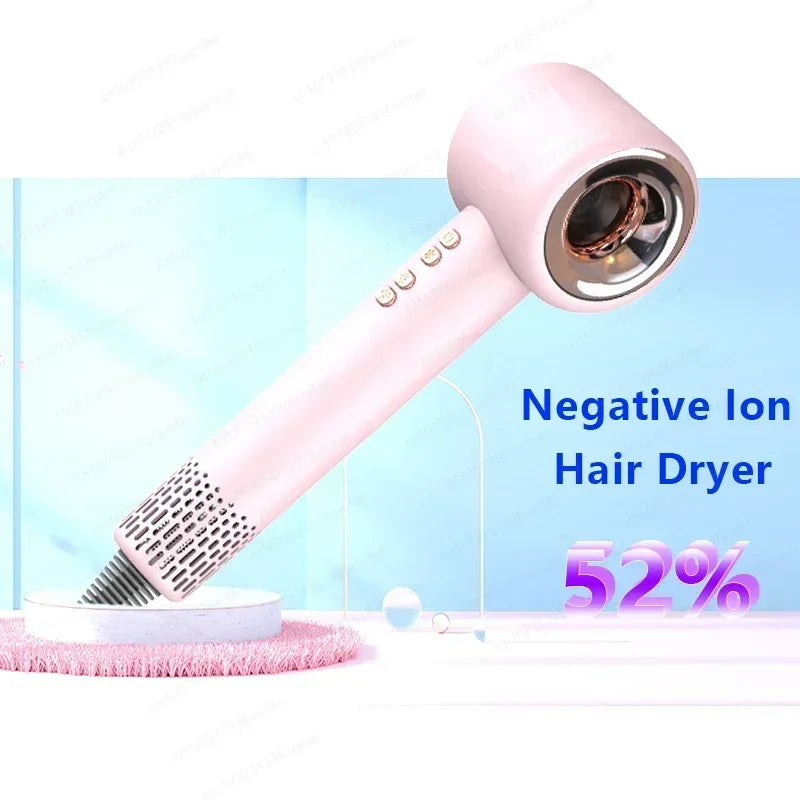 Negative Ionic Hair Dryer Professional Hair Dryer Leafless Hairdryer home appliance Of The Best Gift For Mother And Girl Friend