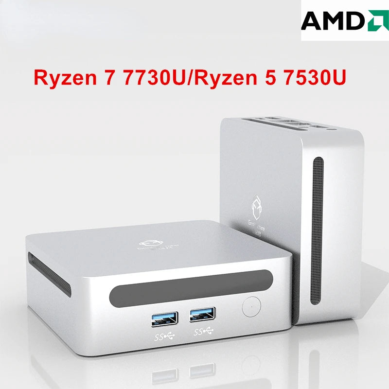 Harse Mini PC AMD Ryzen 7 7730U 5825U R9 5900HX Windows 11 2xDDR4 2xNVMe 3200MHz Gaming  Computer NUC Barebone 8K HTPC WiFi6