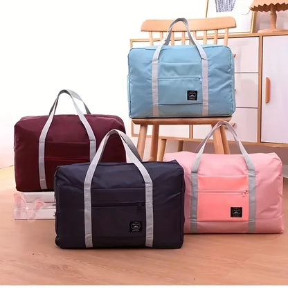 Large Capacity Luggage Portable Clothes Storage Bag Multi-Functional Travel Bag  Foldable Boarding Can Set Trolley Case Bag