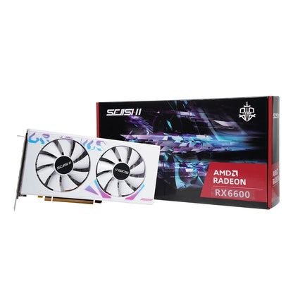 SEJISHI RX 6600 8G Graphics Card GDDR6 128Bit 1792SP AMD GPU Gamer RX6600 placa de video Video Card Radeon Mining Gaming Card