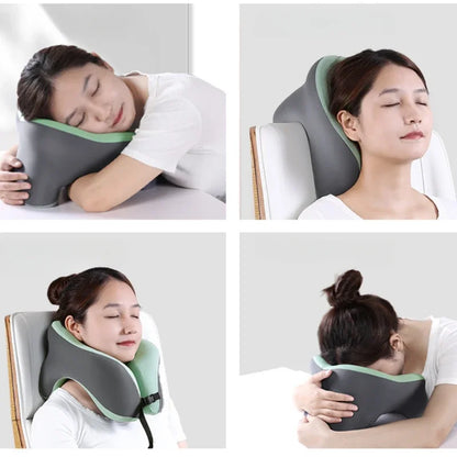 Hot Selling Office Slow Rebound Memory Cotton Sleeping Pillow Student Neck Protection Pillow Airplane Travel U-shaped Pillow