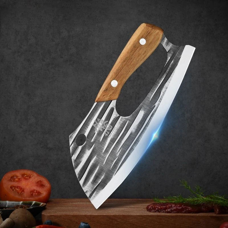 New Effort Saving Kitchen Chef Knife Boning Knife Stainless Steel Handmade Forged Knife Household Vegetable Knife Chopper Knife