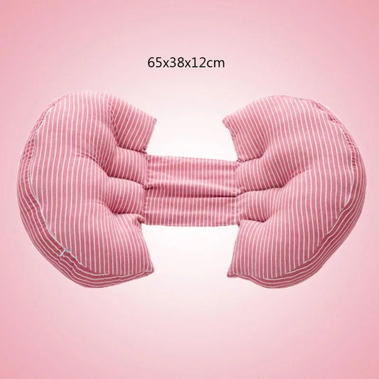 Multi-Function Pregnant Women Pillow Side Sleeper Protect Waist Sleep Pillow Abdomen Support U Shape Pregnancy Waist Pillow Pad