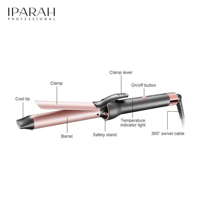 IPAHAR Hair Straightener Professional Hair Straightener Electric Hair Brushes Straightener Electric Hot Curler Wet Dry P-201