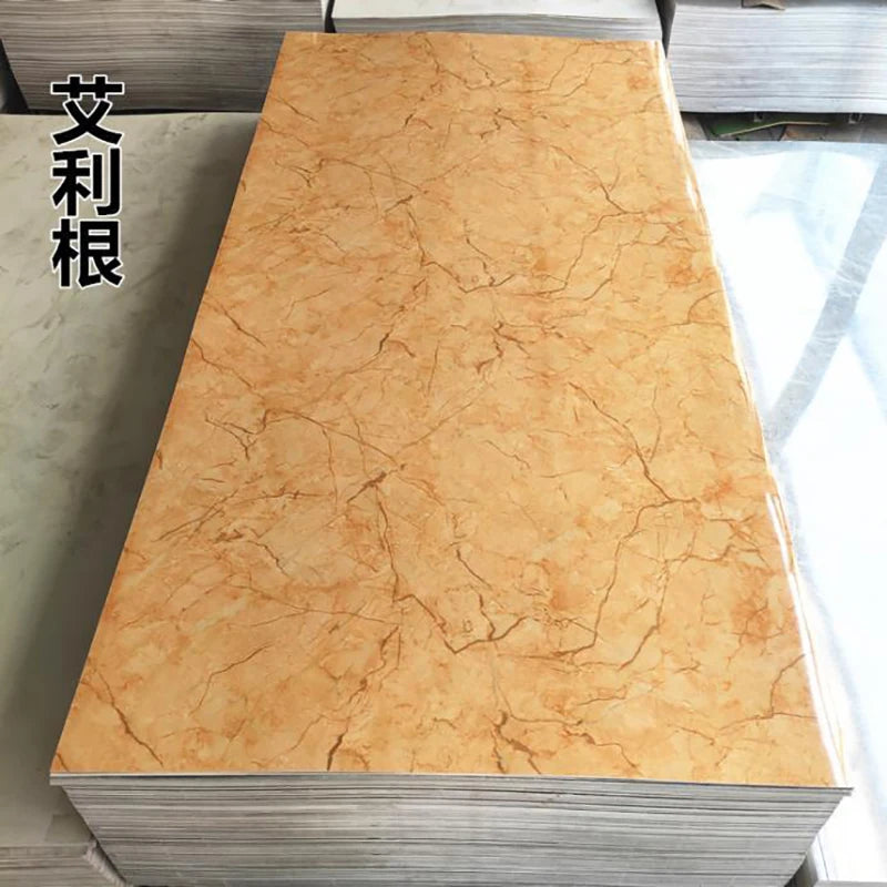 4 PIECES PVC UV Marble 1220*2440*3MM Wall Panels Advanced Beauty Decoration House Interior Material