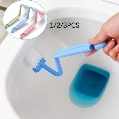 1/2/3PCS Curved Toilet Brush Long Handle Toilet Cleaning Brushes Household Deep Cleaning Tools Bathroom Accessories