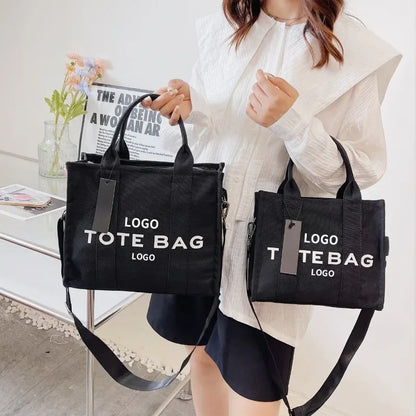 Bag Female 2024 Spring New Large-capacity Letters Tote Bag Female Large-capacity Leisure Hundred Shoulder Bag