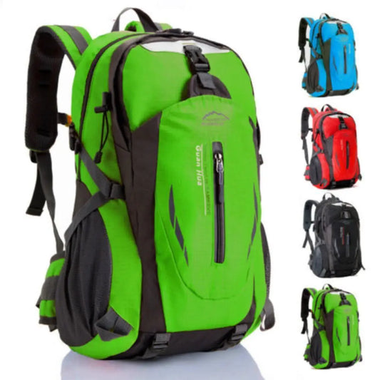 Durable Nylon Large Waterproof Backpack 40L Large Capacity Bag Camping Walking Hiking Outdoor Travel Rucksack