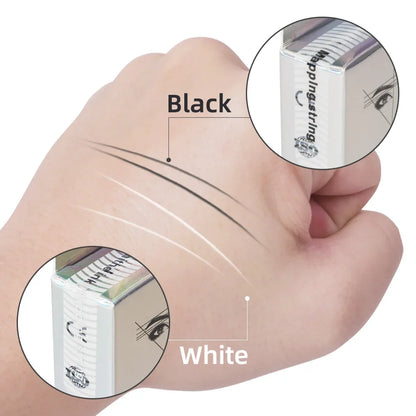 10M White/Black Microblading Mapping Pre-Ink String for Makeup Eyebrow Dyeing Linen Thread Positioning Measure Tools