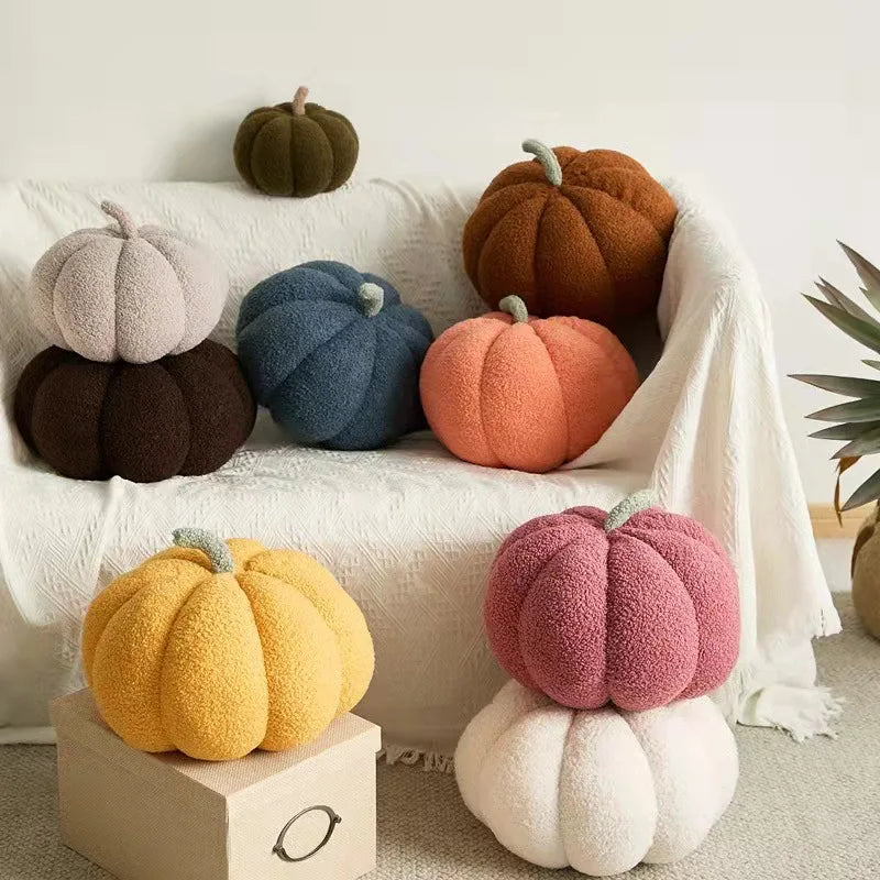 New Pumpkin Pillow Promotion Ins Creative Special-shaped Sofa Cushion Halloween Decoration Cute Children Plush Toys