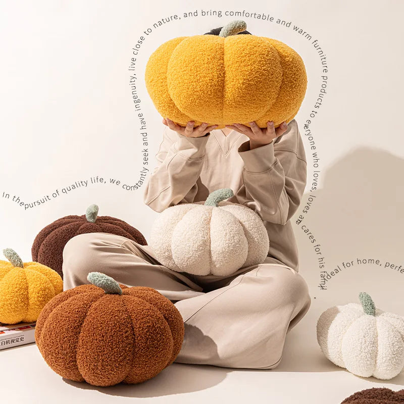 New Pumpkin Pillow Promotion Ins Creative Special-shaped Sofa Cushion Halloween Decoration Cute Children Plush Toys