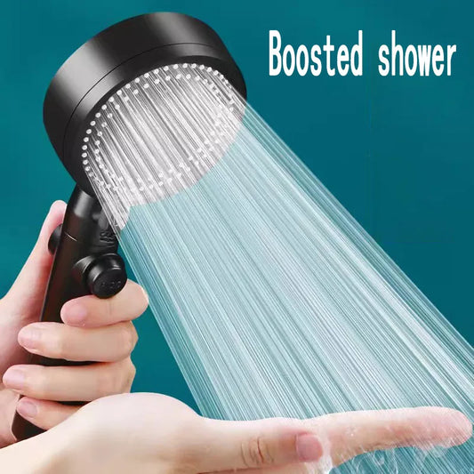 For smart bathroom accessories Black shower heads high pressure Shower Head Handheld Water Saving Shower Head Rust-proof Tool