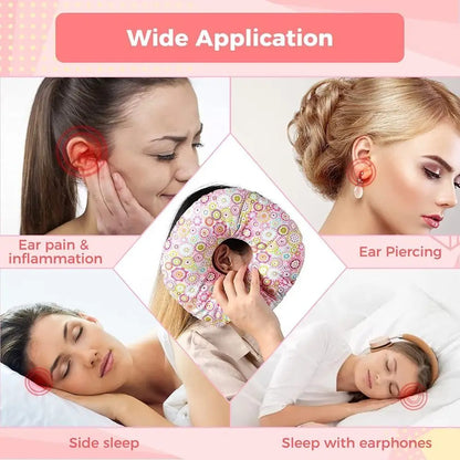 New Ear Guard Piercing Pillow for Side Sleepers Pillow with an Ear Hole for CNH and Pain Ear Inflammation Pressure Sores