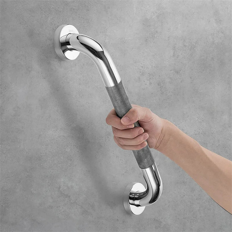 Bathtub High Quality Stainless Steel Toilet Handrail Shower Safety Support Handle Towel Rack Bathroom Safety Accessories