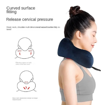 Men Women Adult Soft travel pillow U-shaped Travel Health memory sponge cervical aircraft pillow neck pad