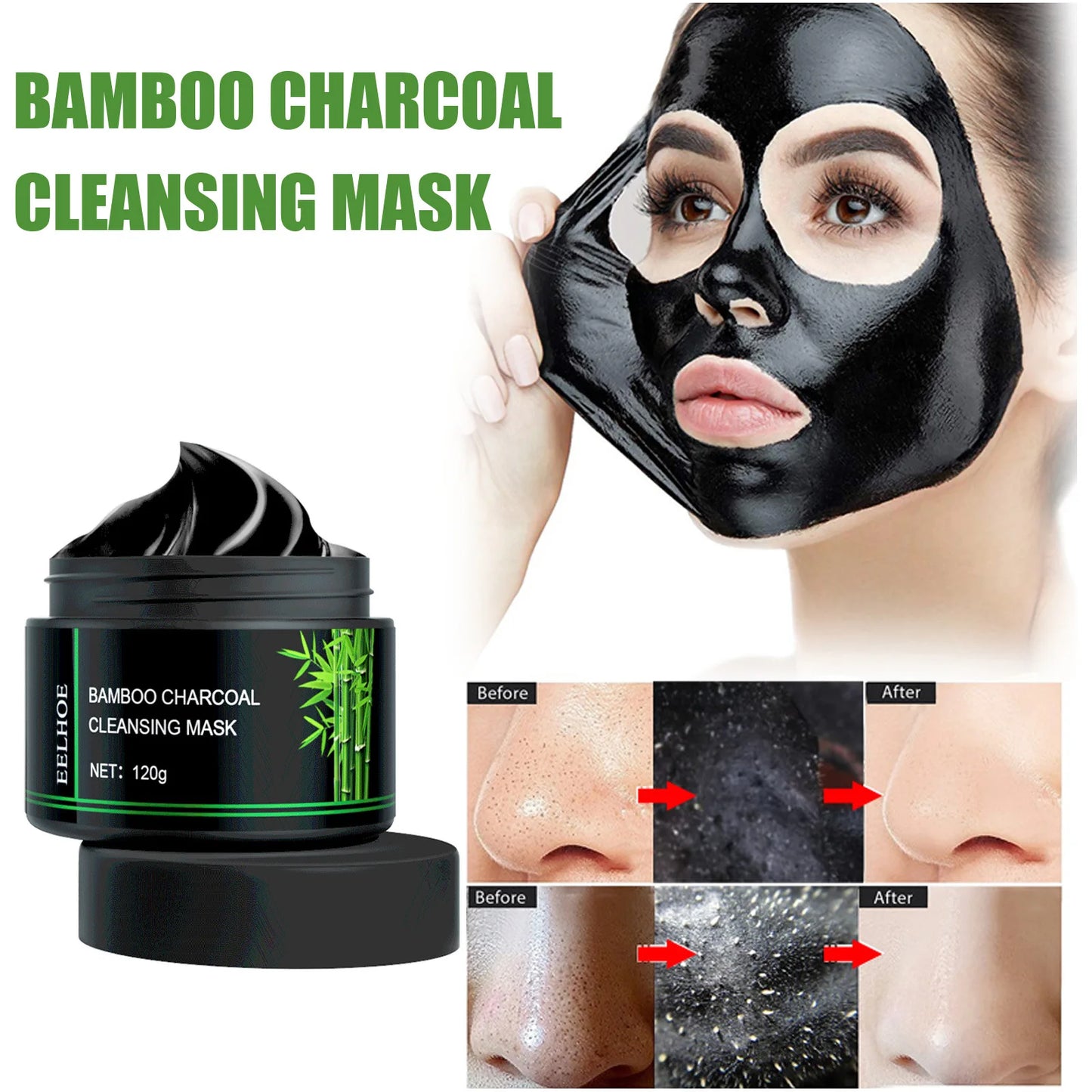 Nose Blackhead Remover Cream Peel Nasal Strips Deep Cleansing Shrink Pore Nose Black Dots Remove Stickers Skin Care Makeup