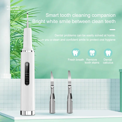 Electric Teeth Whitening Dental Calculus Scaler Plaque Coffee Stain Tartar Removal High Frequency Sonic Toothbrush Teeth Cleaner