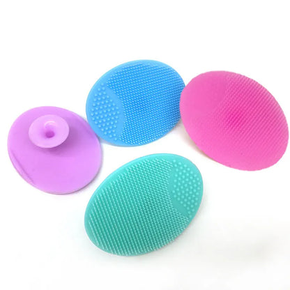 1PCS Silicone Shampoo Brush for Baby Infant Bathing Soft Silicone Boys Kids Shower Brush Head Hair Washing Massage Brushes Wipe