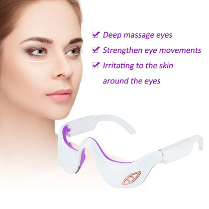 Electric Eye Massager Anti Wrinkle Aging Eye Care Beauty Tool Massage Rechargeable Eye Fatigue Relief Device