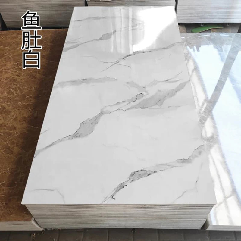 A 10 pieces UV Marble 1220*2440*2.5MM Wall Panels B1 Fire Rate Advanced Building Materials Wholesale Customized logo Free tax