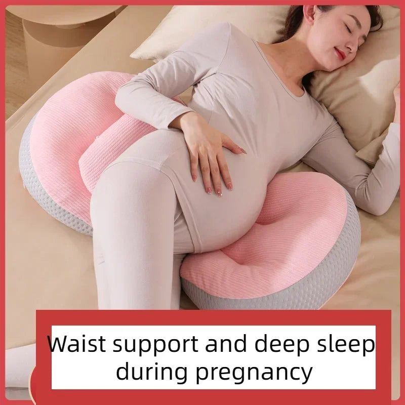 Pregnant Women's Waist Pillow Multifunctional Abdominal Support and Protection Side Sleep U-shaped Cushion Pregnant Pillow