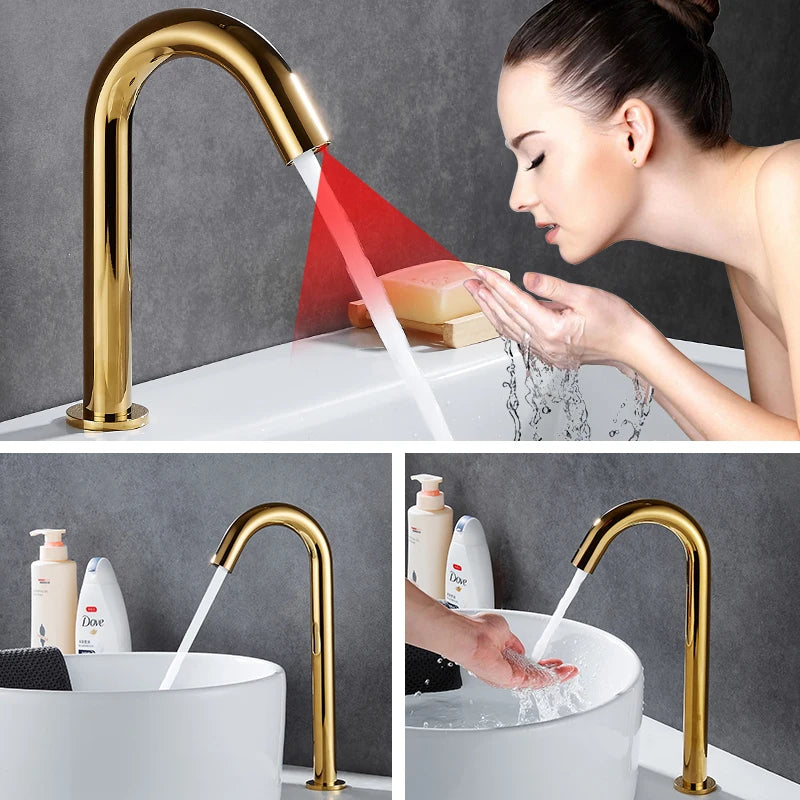 OXG Sensor Basin Faucet Automatic Sensor Smart Bathroom Faucet Bathroom Sink Faucet bathroom washbasin faucet Washer Mixer