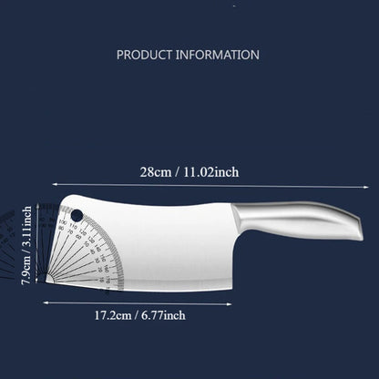 High Hardness Sharp Chopping Knife, Butcher Special Thickened Meat Cleaver, Professional Chef Chop Big Bone Utility Knife