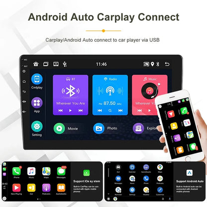 7/9/10Inch Car Radio 2 Din GPS Android auto Carplay Apple Wireless Carplay Automotive Multimedia Player car intelligent systems