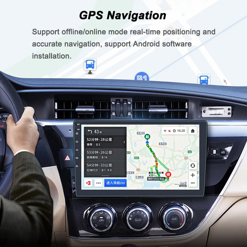 7/9/10Inch Car Radio 2 Din GPS Android auto Carplay Apple Wireless Carplay Automotive Multimedia Player car intelligent systems